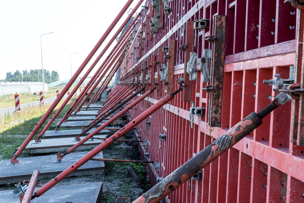 Westfrisiaweg N23 Zwaag gewapende grondconstructie